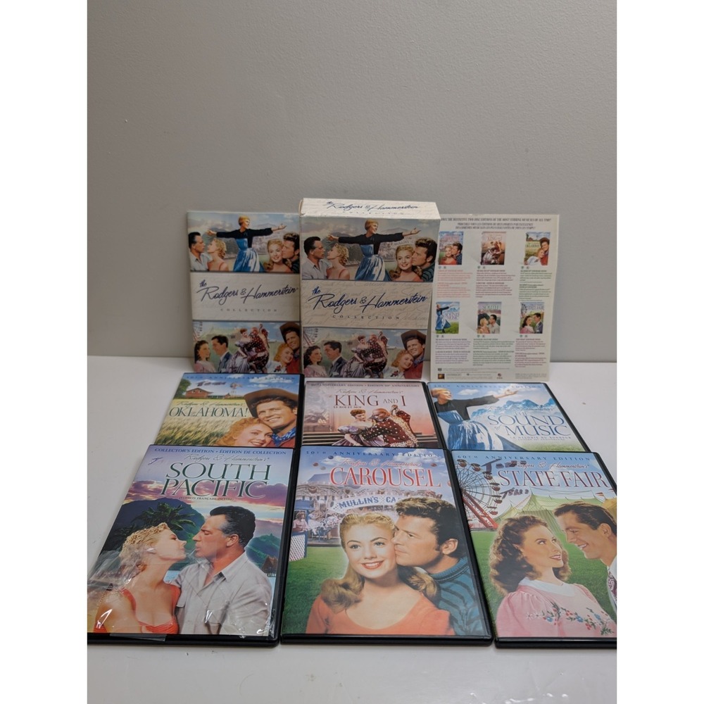 The Rodgers & Hammerstein Collection Used DVD 12-Disc 6-Film Set - Clean Disks - Picture 5 of 7